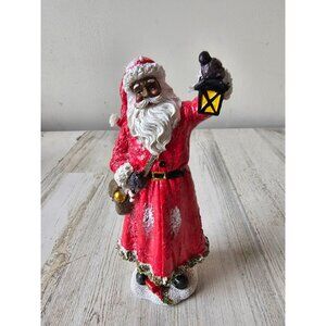 Vintage‎ inter-american Santa lantern figurine statue Xmas decor